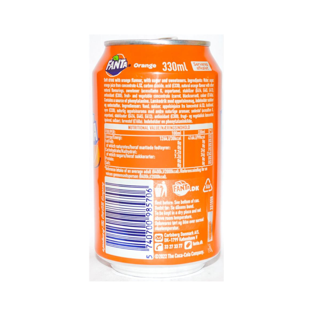 Refresco Naranja FANTA (330ml)