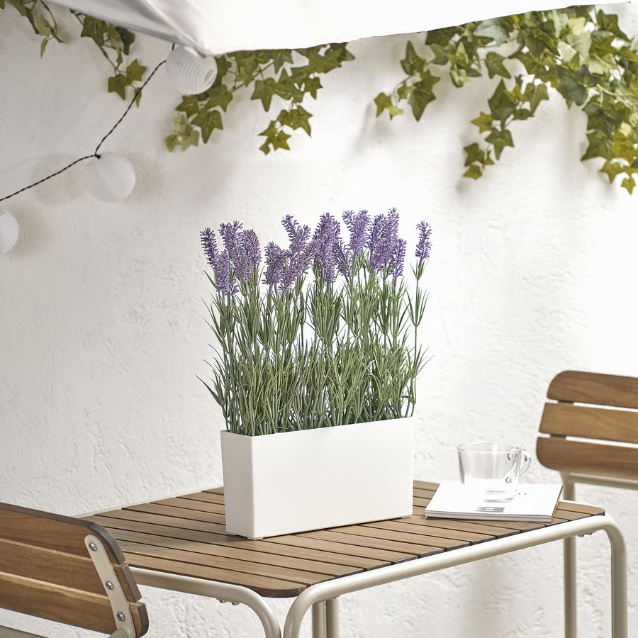 Planta artificial, interior/exterior lavanda FEJKA