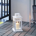 Farolillo para vela gruesa, interior/exterior BORRBY
