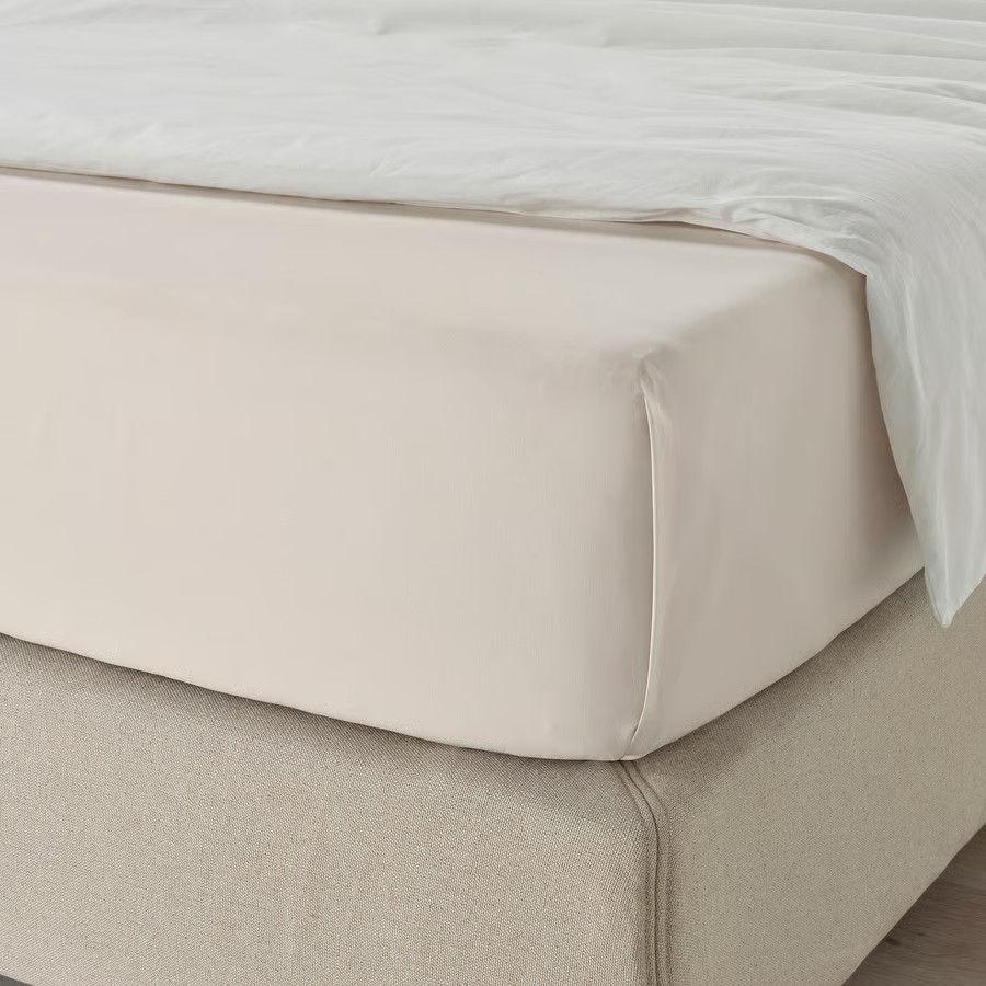 IKEA Sábana, Beige (240x260cm) DVALA