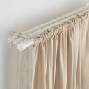 IKEA Barra de cortina extensible, (120-210cm) HUGAD