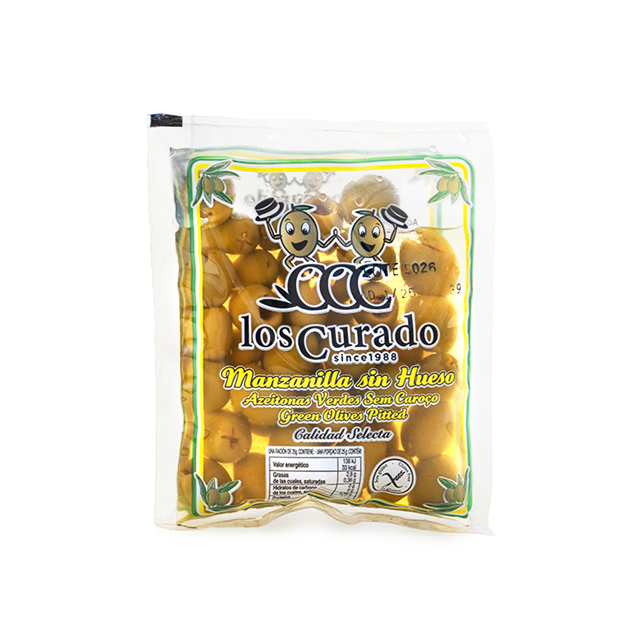 Aceitunas Verdes S/Hueso LOS CURADO (180g)