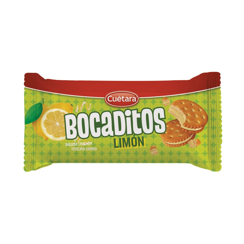 Galletas Bocadito Limón CUÉTARA (Paq 12 x 38g)