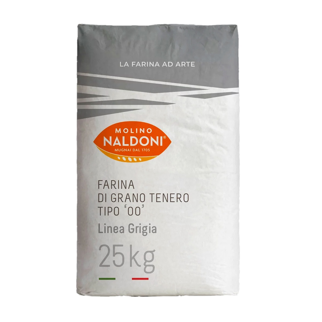 Harina de Trigo Línea Gris Tipo-00 MOLINO NALDONI (25kg)