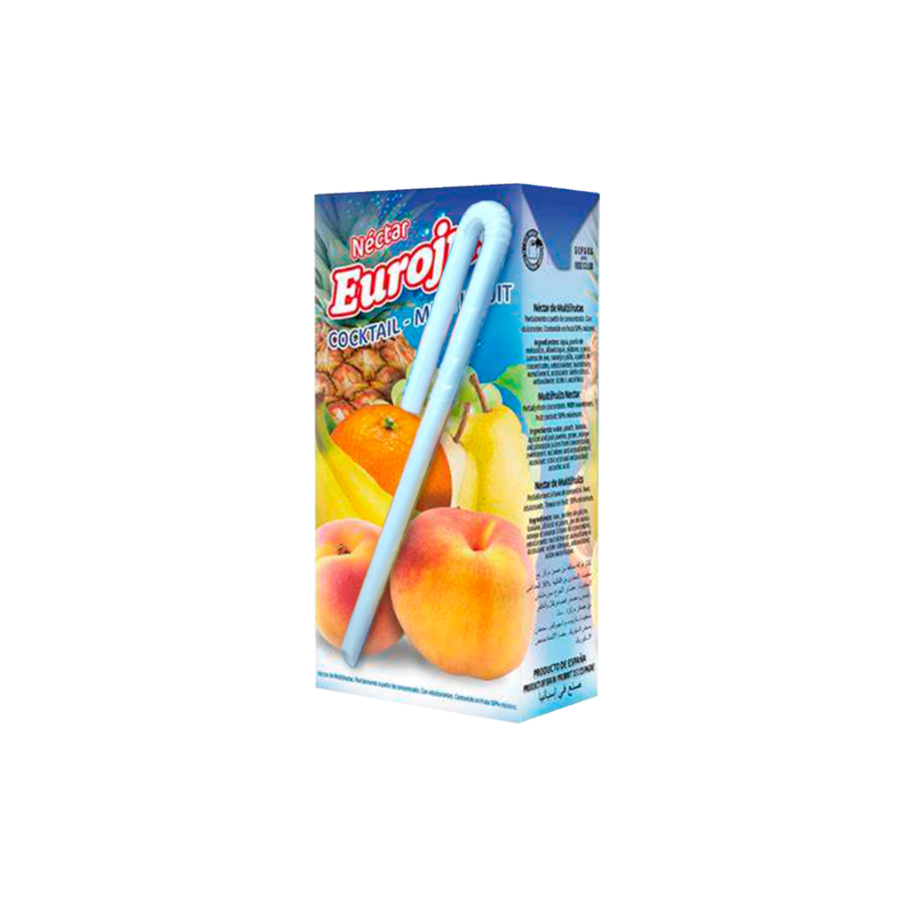 Néctar de Multifrutas sin azúcar EUROJUS (6 x 200ml)