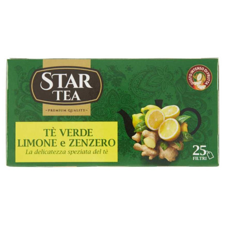 Té Verde con Limón y Jengibre STAR (25 x 1.7g)