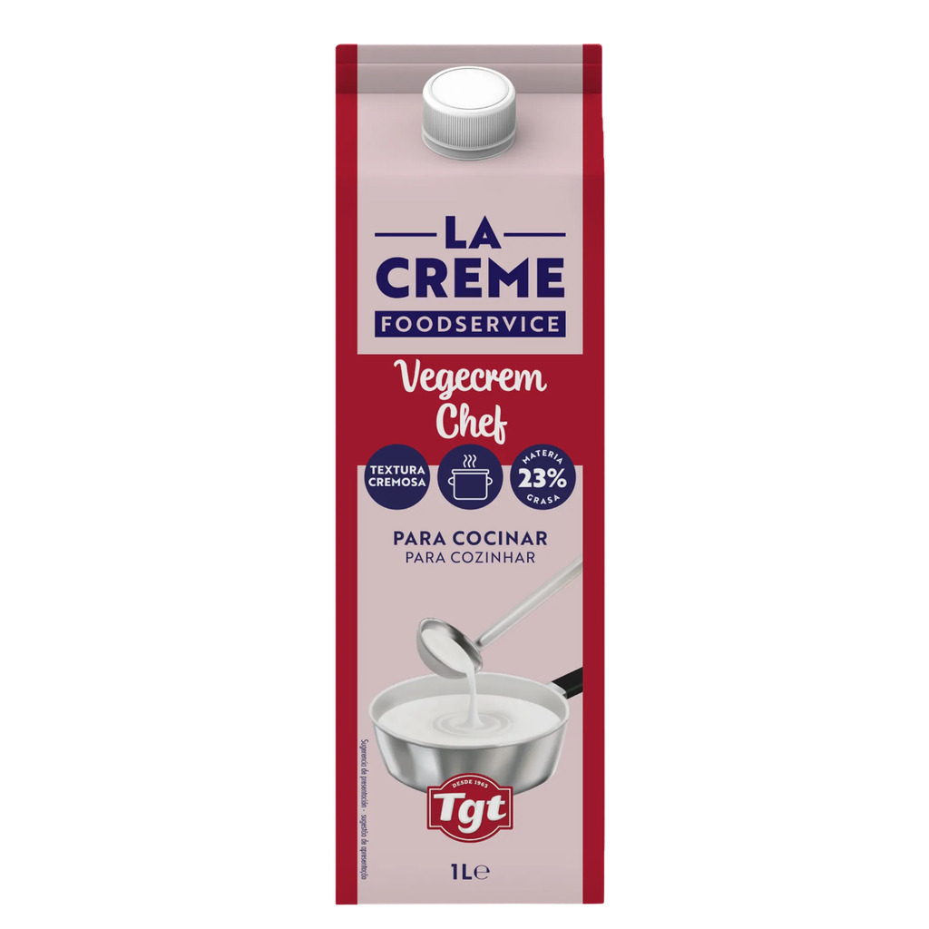 Crema Vegetal P/Cocinar Vegecrem 23% LA CREME (1L)