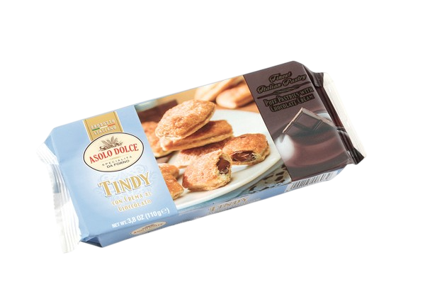 Dulce de Hojaldre Relleno C/Crema de Chocolate TINDY/ASOLO DOLCE (110g)