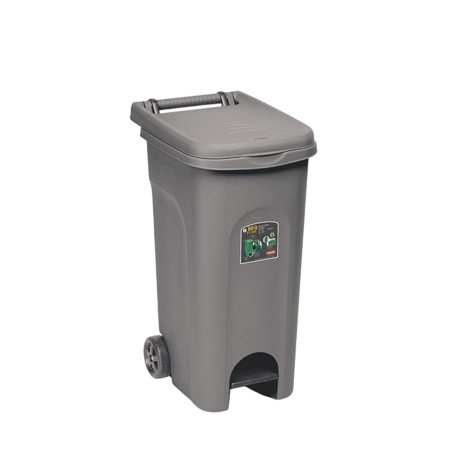 Contenedor P/Basura 80L Ecosistema Urbano STEFANPLAST