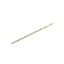 Absorbente de Papel Color Blanco con Hojas Verdes 6mm x 200 mm, Recto (250u)
