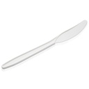 Cuchillo Plástico de PP Blanco 192mm (100u)
