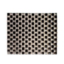 Doyle de PVC Color Negro Tejido a Cuadros (45x33cm)