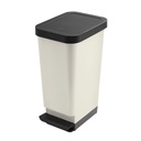 Cesto Plástico C/Pedal 45L MODA TONTARELLI